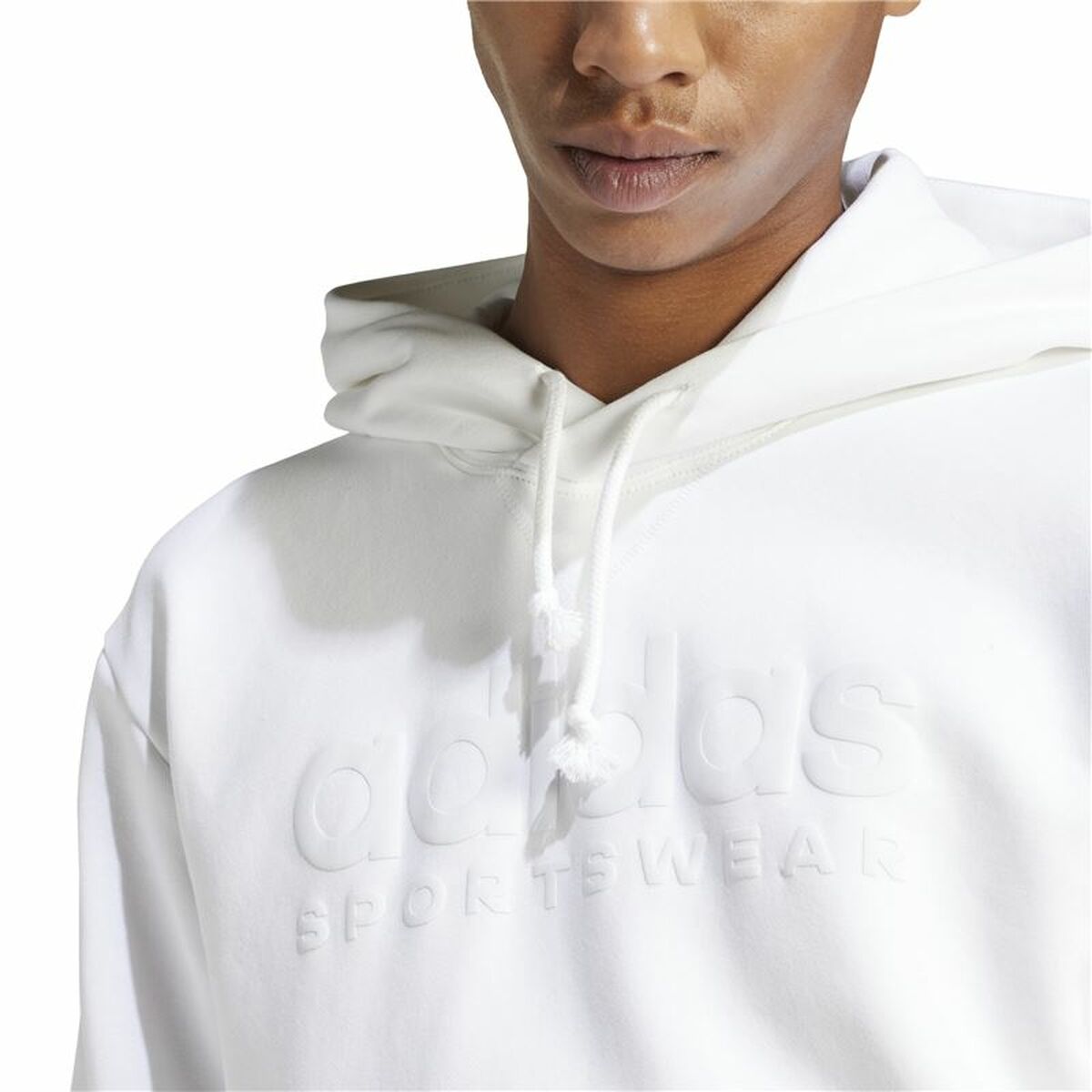 Hanorac cu Glugă Bărbați Adidas All Szn G Hdy Alb L