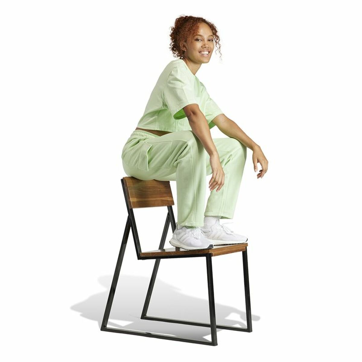 Tricou cu Mânecă Scurtă Femei Adidas All Szn (XS)