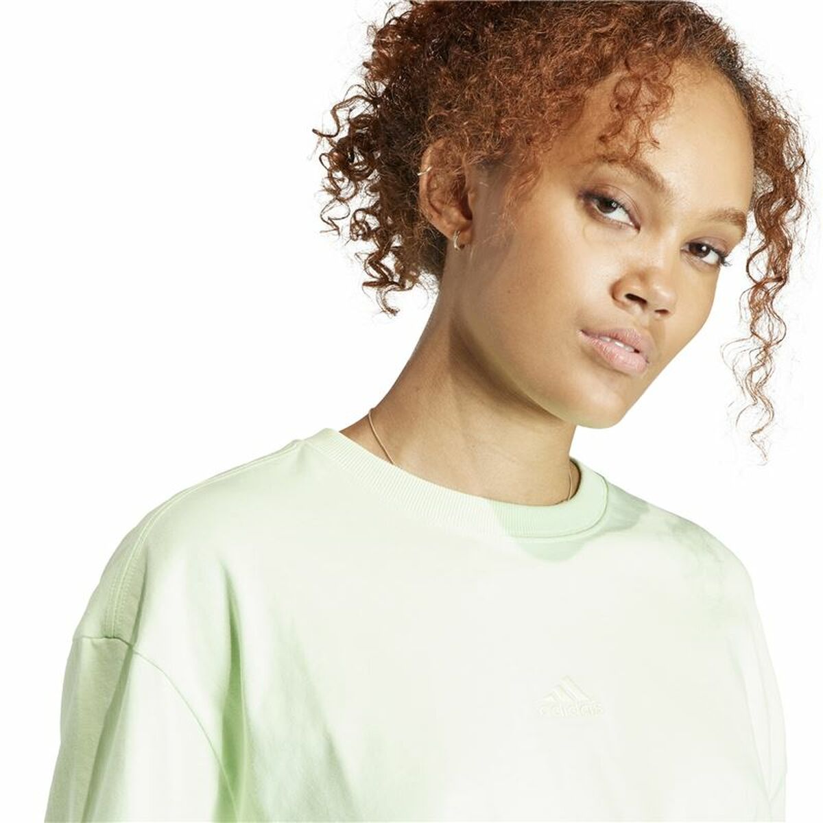 Tricou cu Mânecă Scurtă Femei Adidas All Szn (XS)