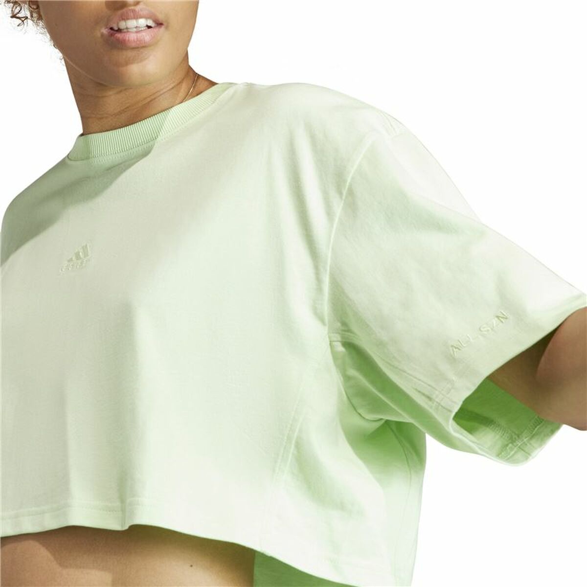 Tricou cu Mânecă Scurtă Femei Adidas All Szn (XS)