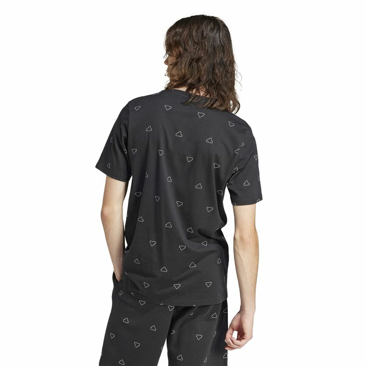 Tricou cu Mânecă Scurtă Bărbați Adidas Essentials Monogram M