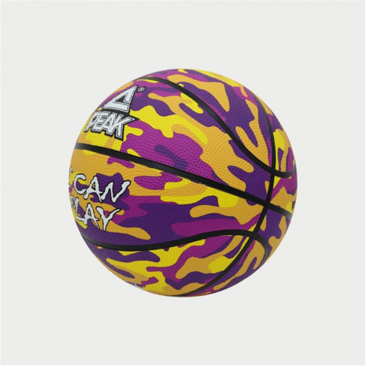 Minge de Baschet Peak Peak Camo Ball Galben Mov (Mărimea 5)