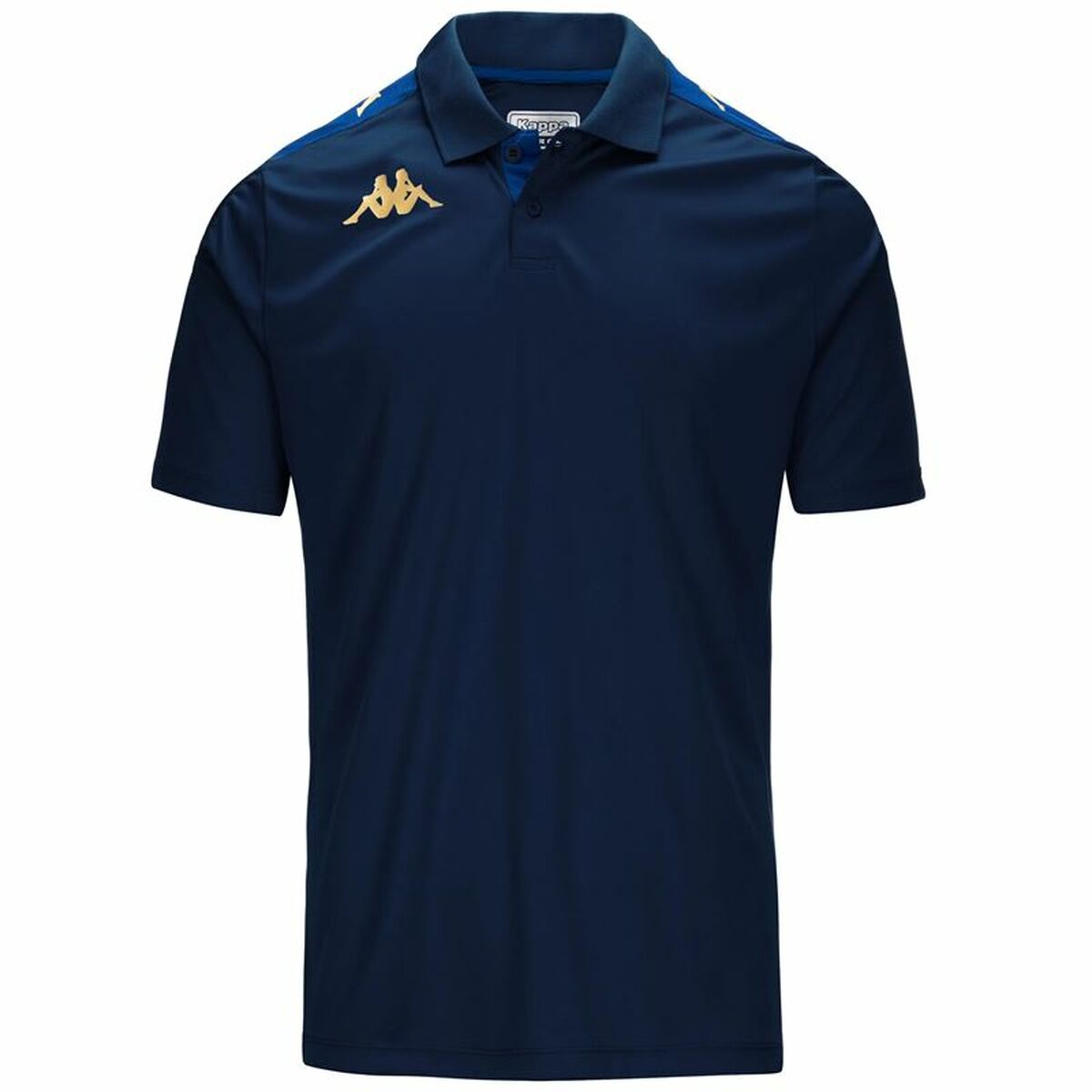 Tricou Polo cu Mânecă Scurtă Bărbați Kappa 4Futbol Ghiolo Albastru 2XL