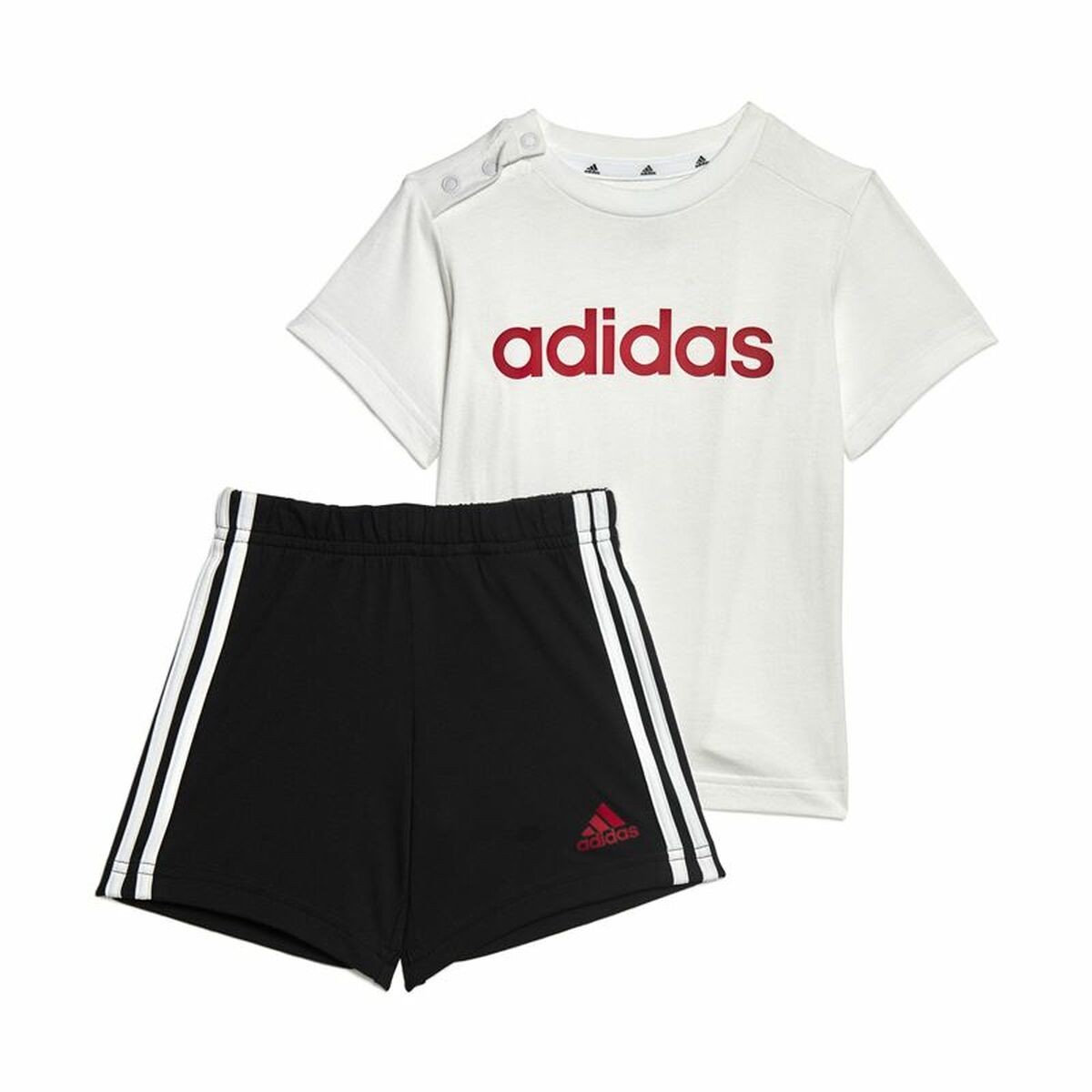 Set Sport pentru Bebeluși Adidas Lineage Alb