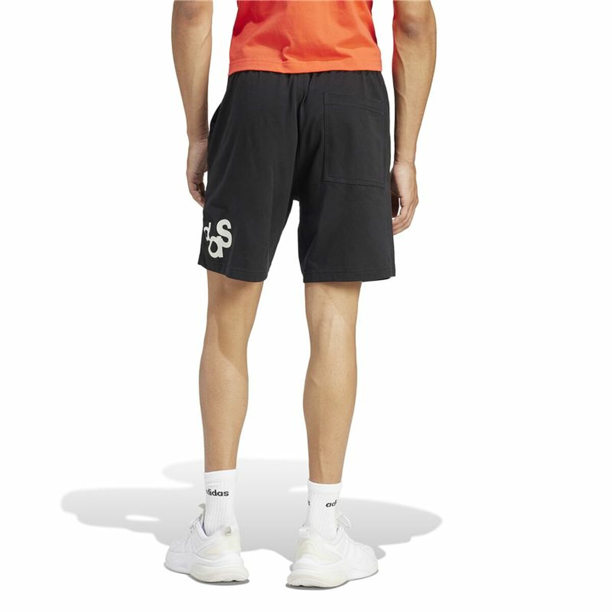Pantalon Scurt Sport Adidas Bl Short Q1 Graphic Negru