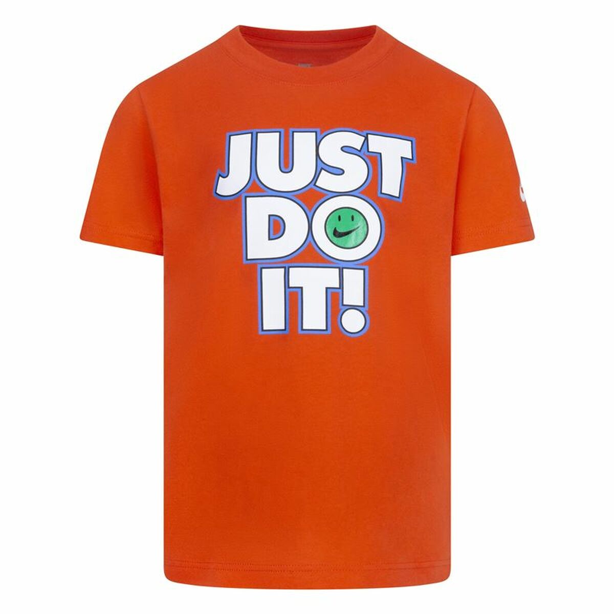 Tricou cu Mânecă Scurtă Copii Nike Smiley Just do it Ss Portocaliu