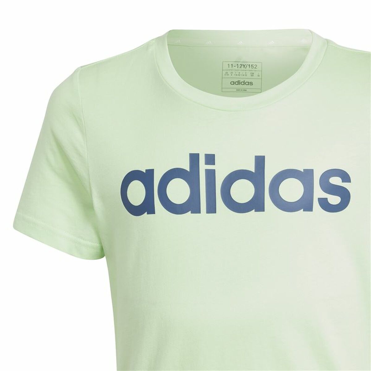 Tricou cu Mânecă Scurtă pentru Copii Adidas G Lin Verde deschis