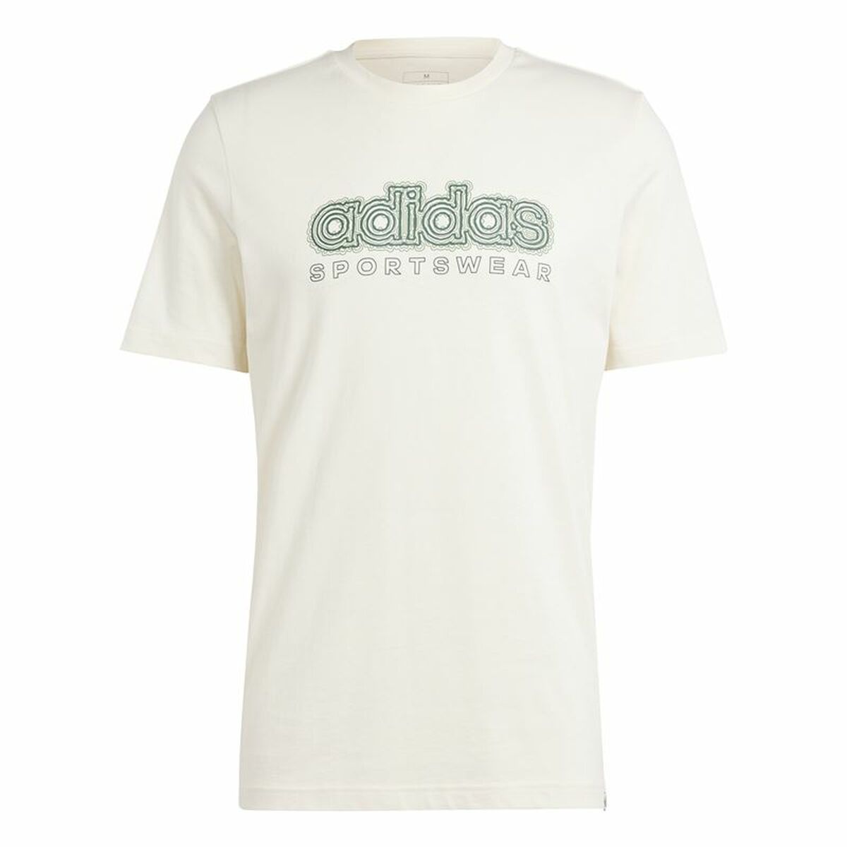 Tricou cu Mânecă Scurtă Bărbați Adidas Growth Spw Alb
