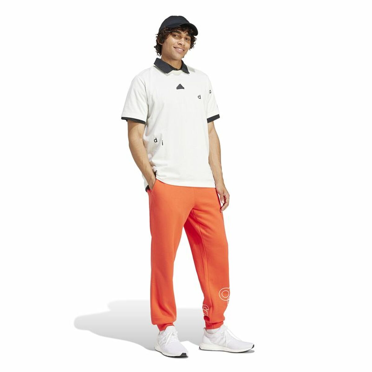 Tricou cu Mânecă Scurtă Bărbați Adidas Bl Sj Q1 Alb