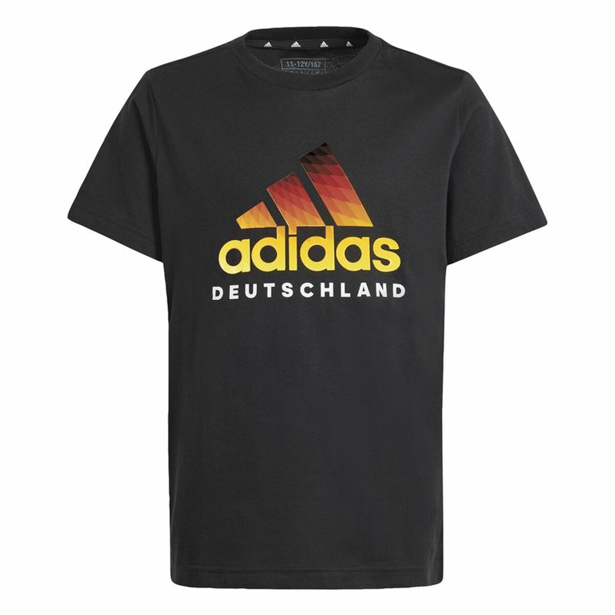Tricou cu Mânecă Scurtă Adidas Deutschland Negru