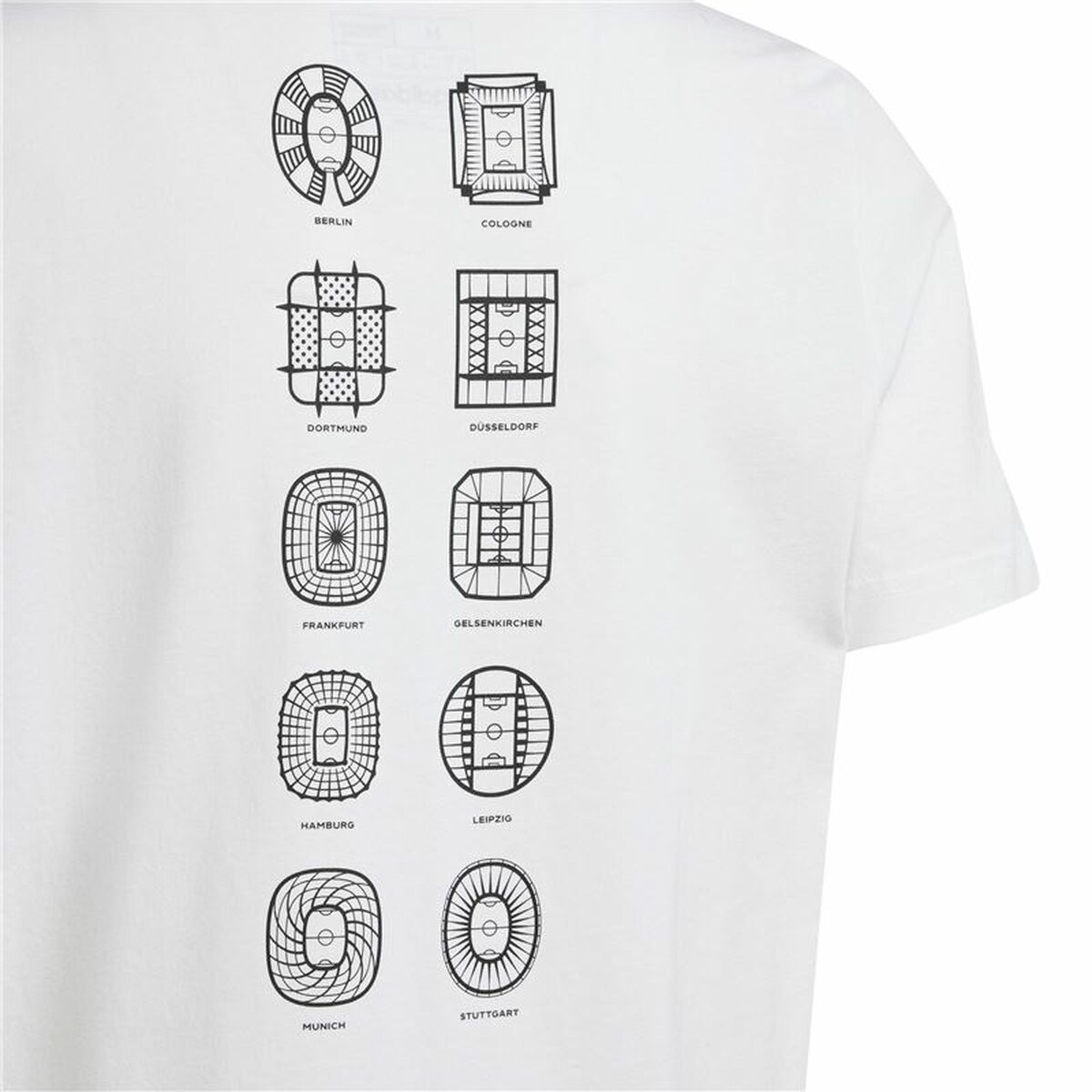 Tricou cu Mânecă Scurtă Adidas EURO 24 Alb