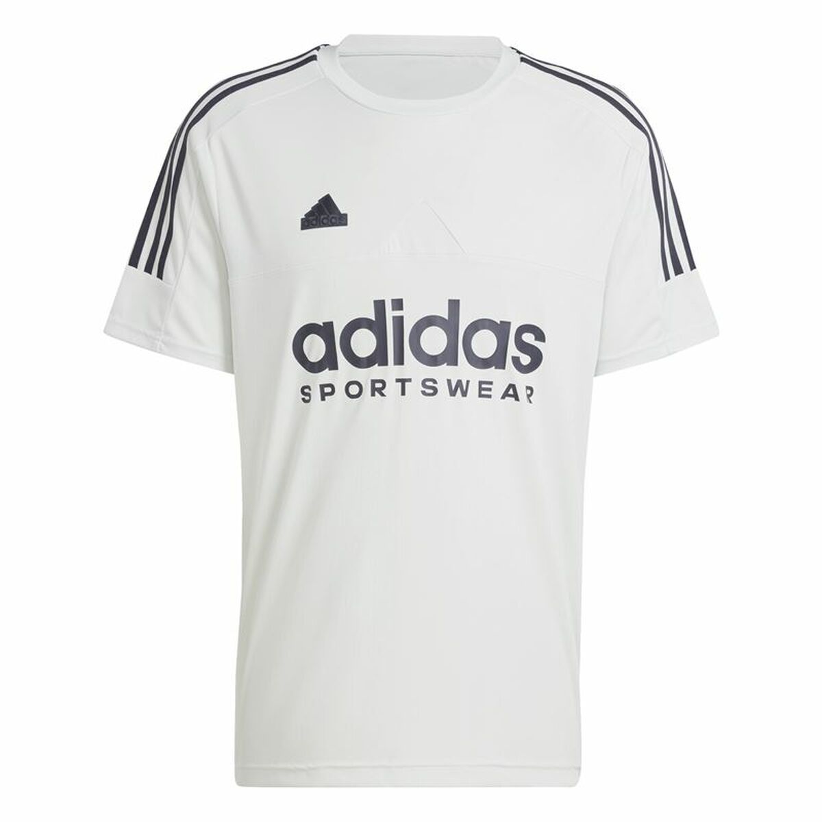 Tricou cu Mânecă Scurtă Bărbați Adidas Tiro Q1 Alb