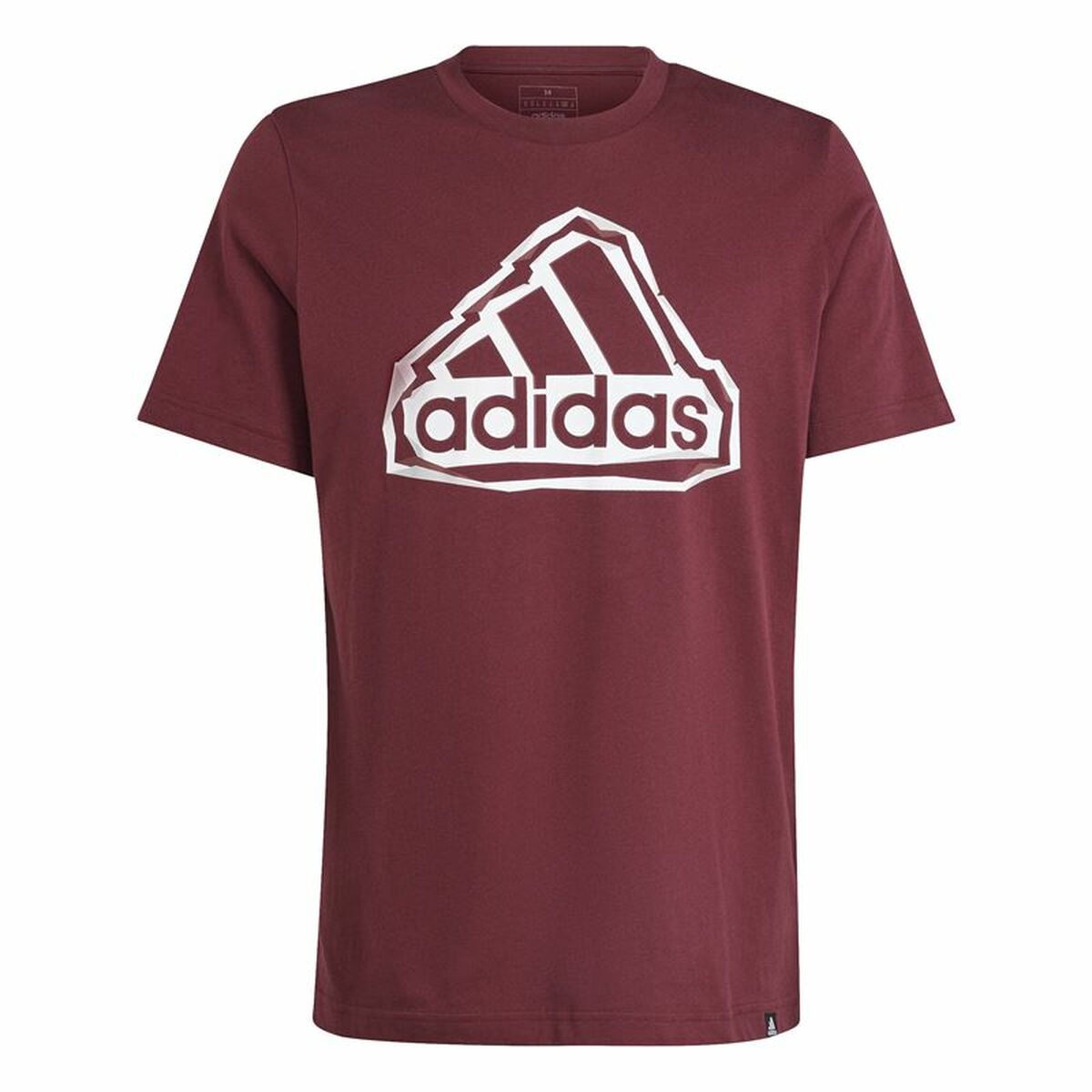 Tricou cu Mânecă Scurtă Bărbați Adidas Fld Bos Maro Castaniu