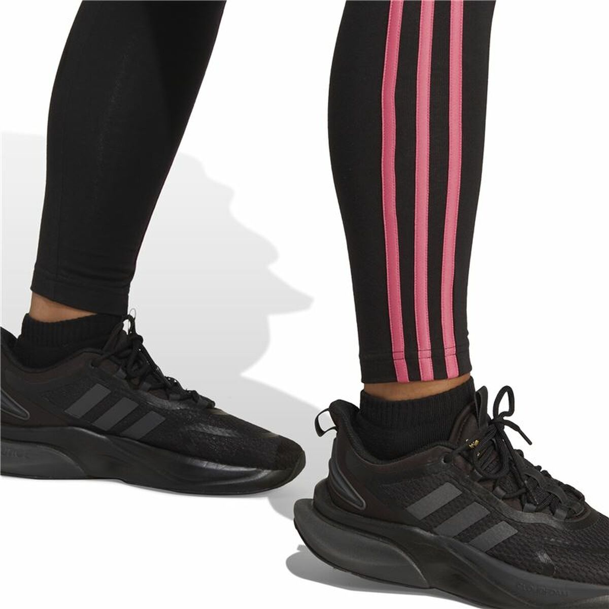 Colanți Sport de Damă Adidas 3 Stripes Negru