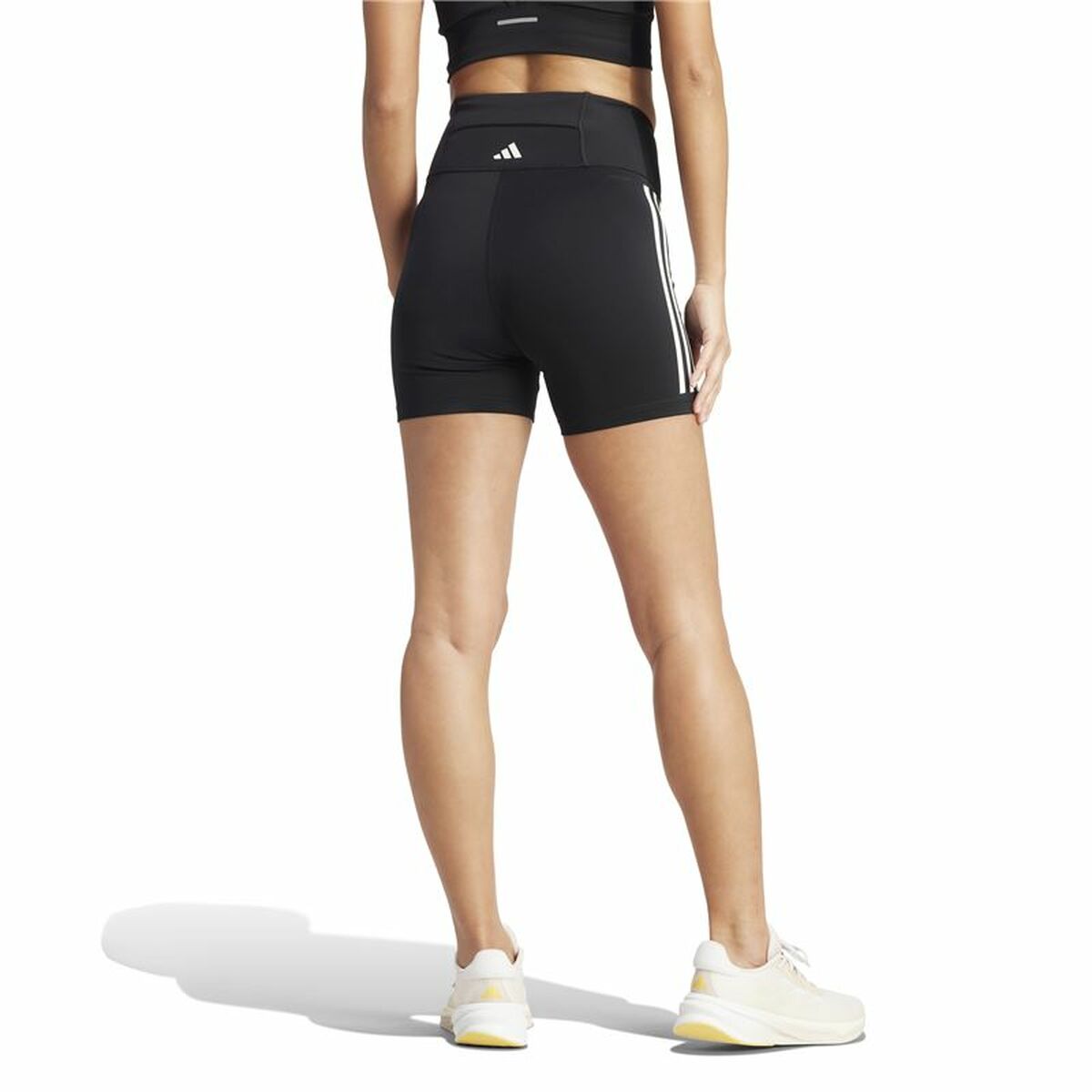 Colanți Sport de Damă Adidas Dailyrun 3Stripes 5In Negru