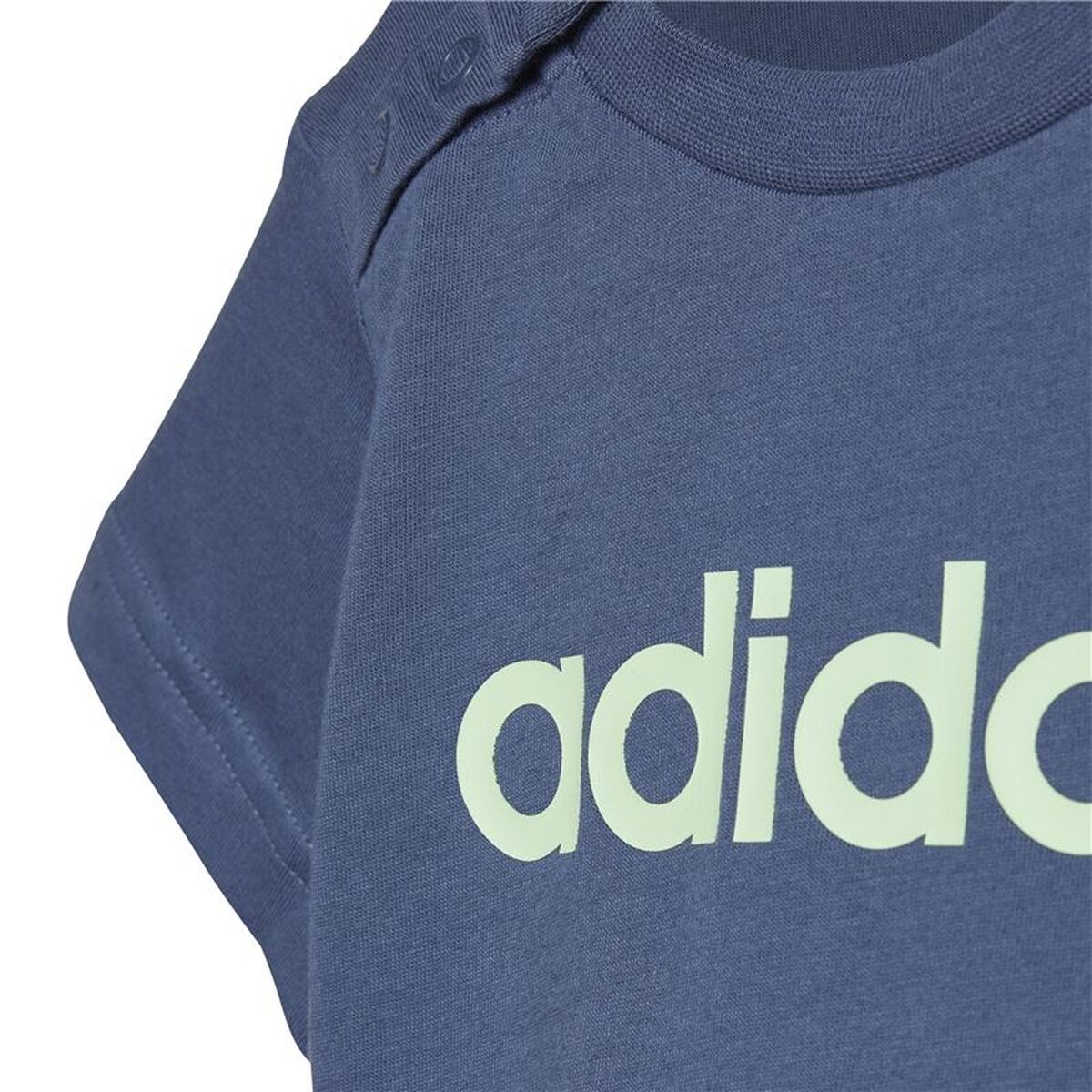 Set Sport pentru Bebeluși Adidas I Lin Co Set Infantil Albastru Gri Multicolor