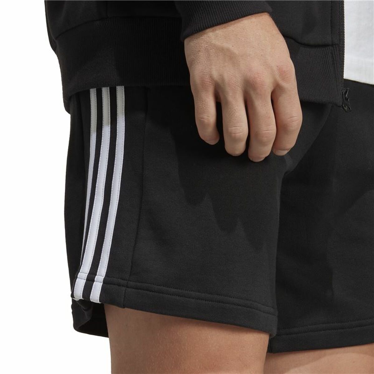 Pantaloni Scurți pentru Bărbați Adidas 3S Ft Sho Negru (XS)