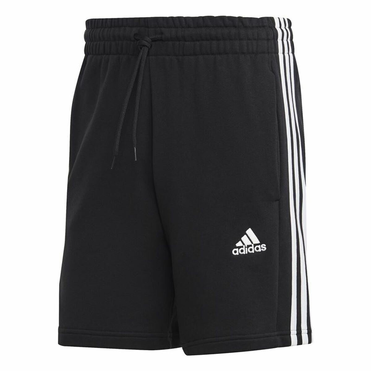 Pantaloni Scurți pentru Bărbați Adidas 3S Ft Sho Negru (XS)
