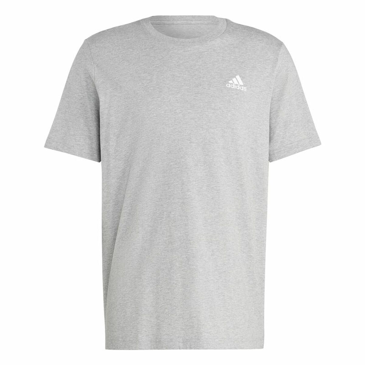 Tricou cu Mânecă Scurtă Bărbați Adidas Essentials Gri deschis S