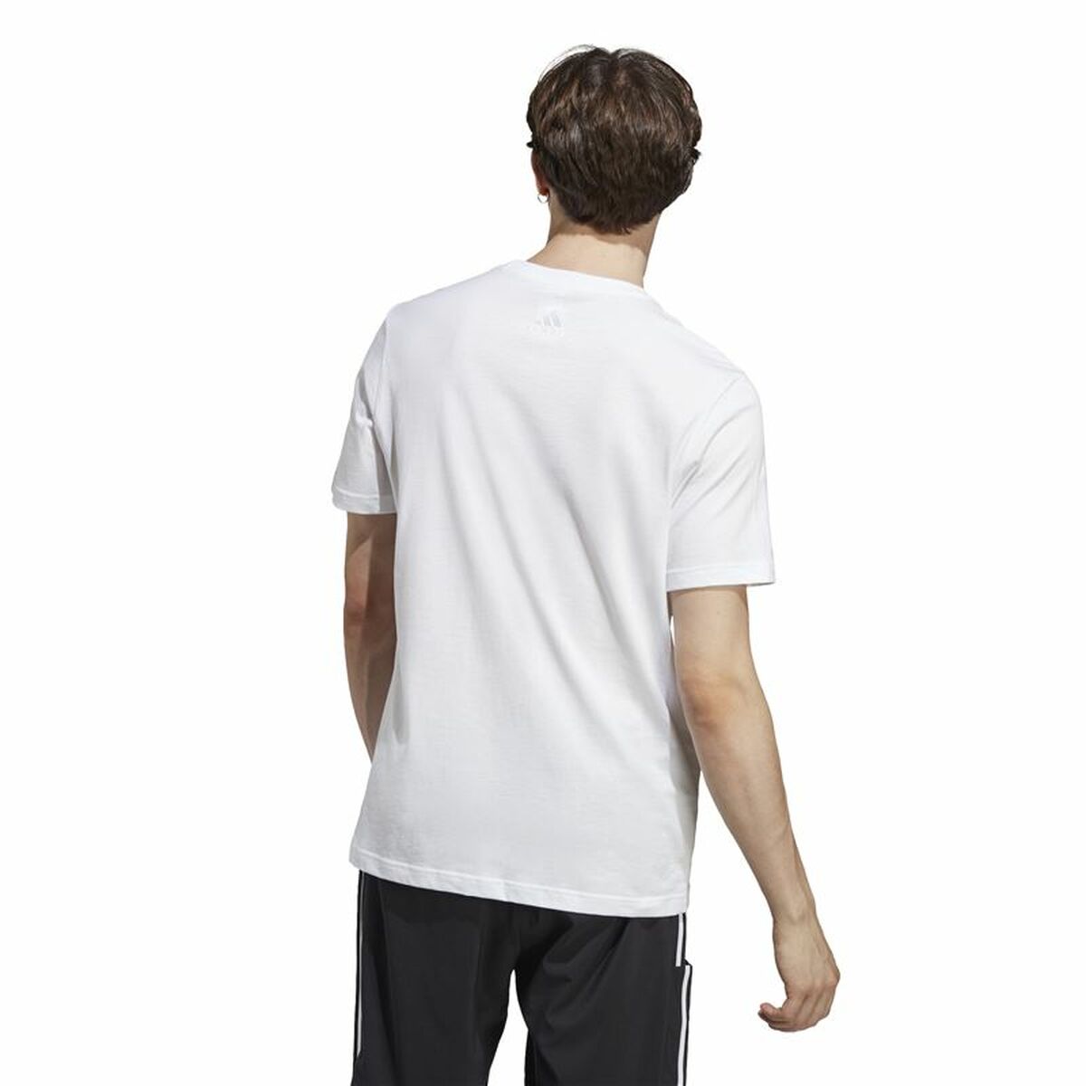 Tricou cu Mânecă Scurtă Bărbați Adidas Essentials Linear Logo XL