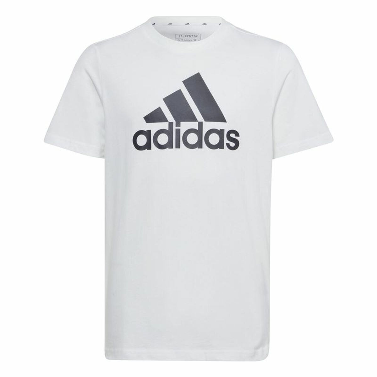 Tricou cu Mânecă Scurtă pentru Copii Adidas Essentials Big Logo Cotton