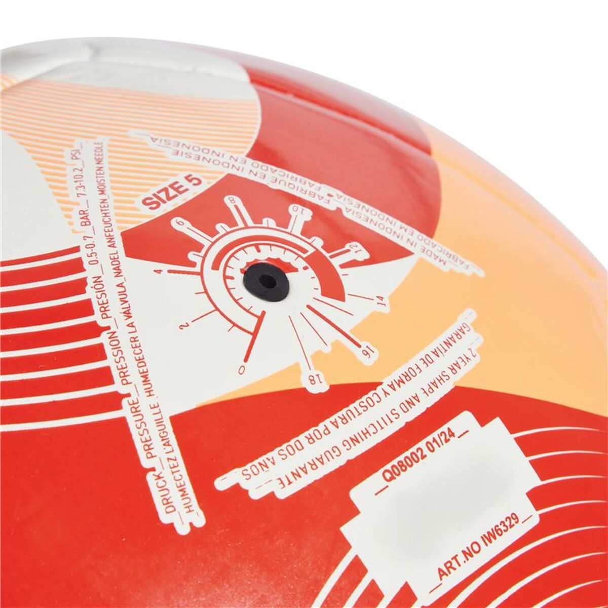 Minge de Fotbal Adidas Ile de Foot 24 Club Roșu Mărimea 5