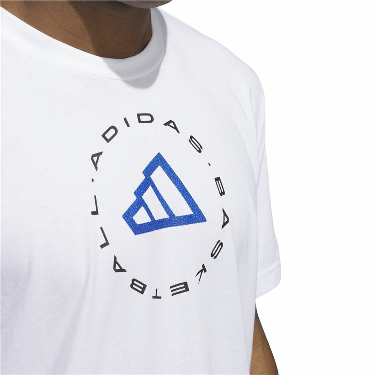 Tricou de baschet Adidas Hoops Emblem Graphic