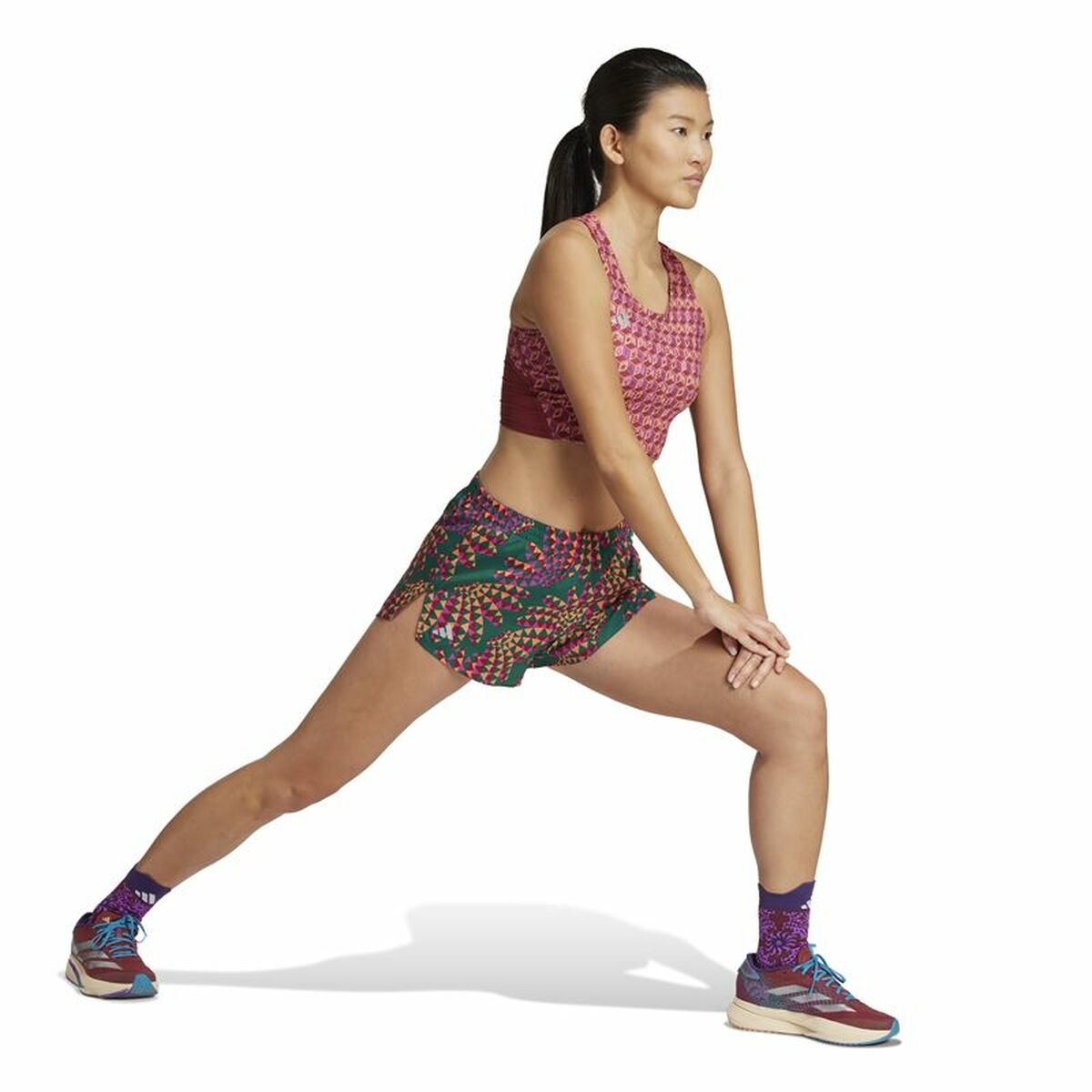 Pantaloni Scurți Sport pentru Damă Adidas Adizero X Farm