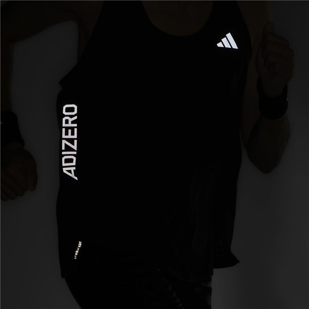 Tricou de Bărbați fără Mâneci Adidas Adizero Snglt