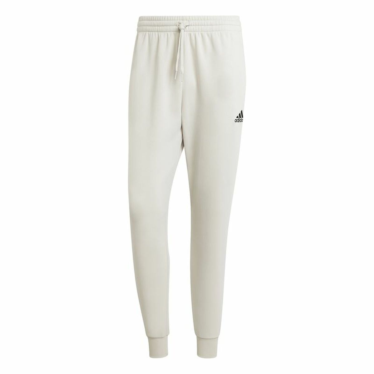 Pantaloni lungi de sport Adidas Essentials Fleece Regular Tapered Alb