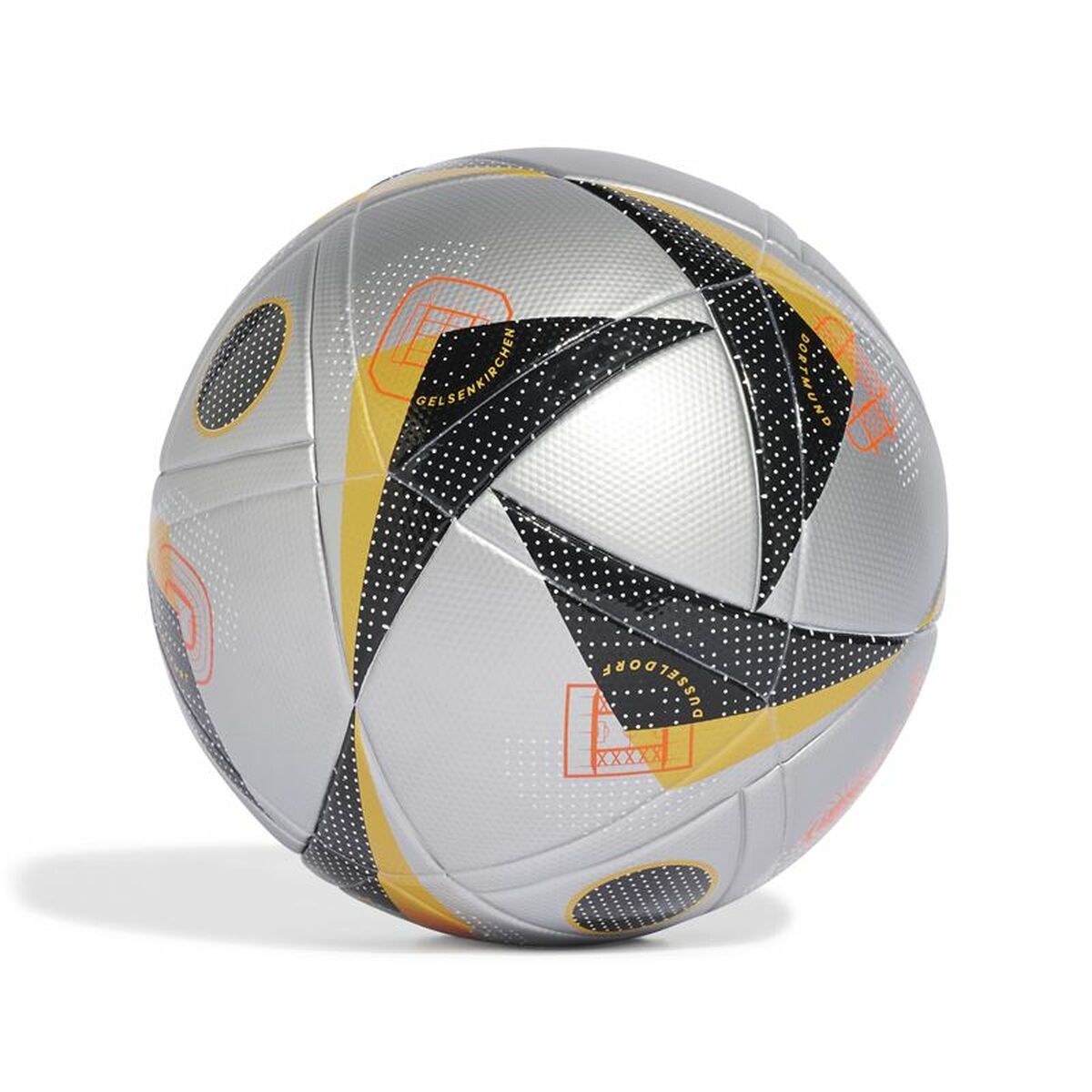 Minge de Fotbal Adidas Euro24 Lge Final Gri Mărimea 5