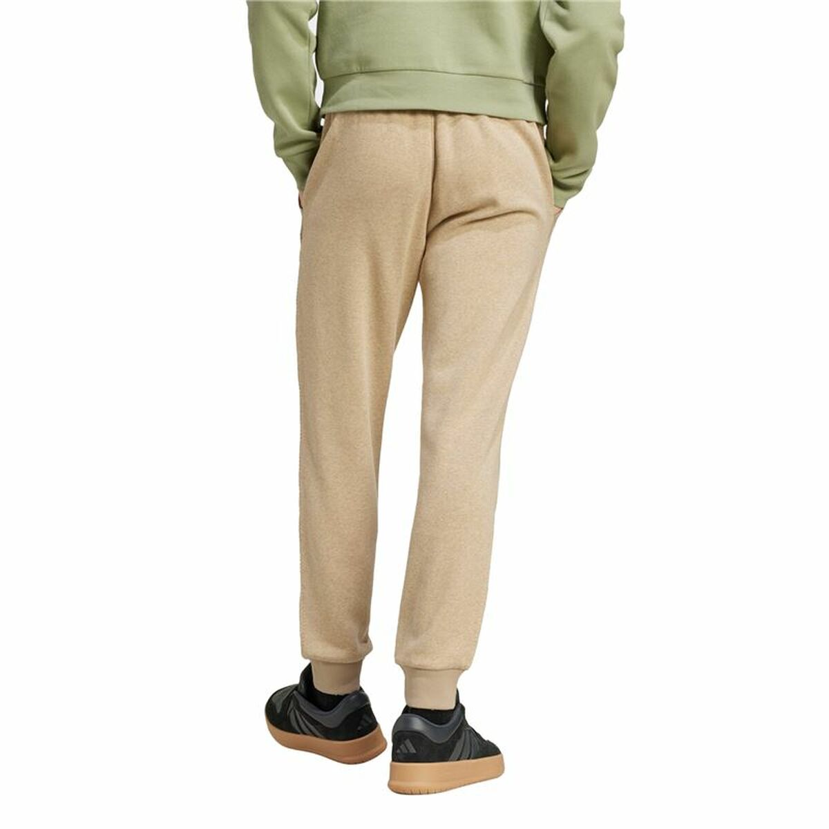 Pantaloni lungi de sport Adidas Seasonal Essentials Melange Maro Bărbați