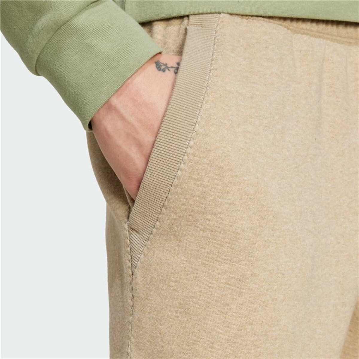 Pantaloni lungi de sport Adidas Seasonal Essentials Melange Maro Bărbați