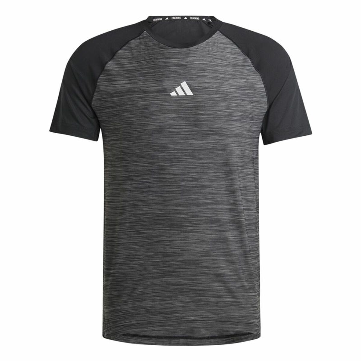 Tricou cu Mânecă Scurtă Bărbați Adidas Gym+ Training Negru Gri