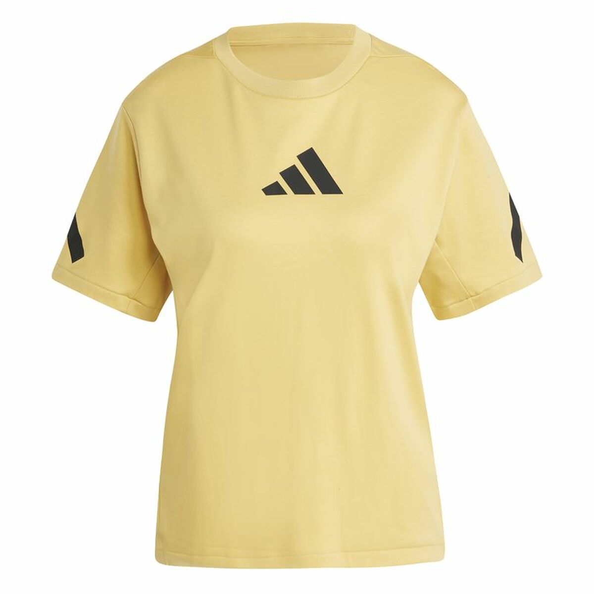 Tricou cu Mânecă Scurtă Femei Adidas Z.N.E. Galben