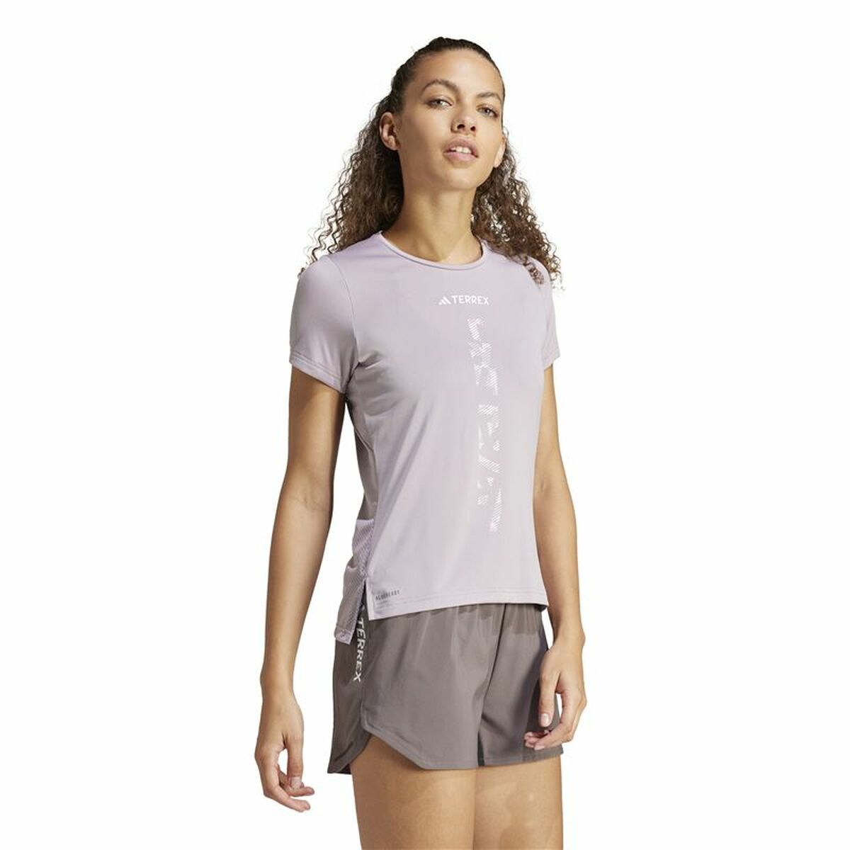 Tricou cu Mânecă Scurtă Bărbați Adidas Terrex Agravic Liliachiu