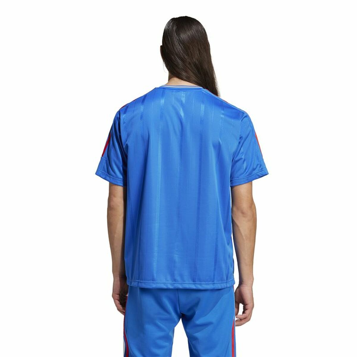 Tricou cu Mânecă Scurtă Bărbați Adidas Tiro Nations Pack Albastru Alb