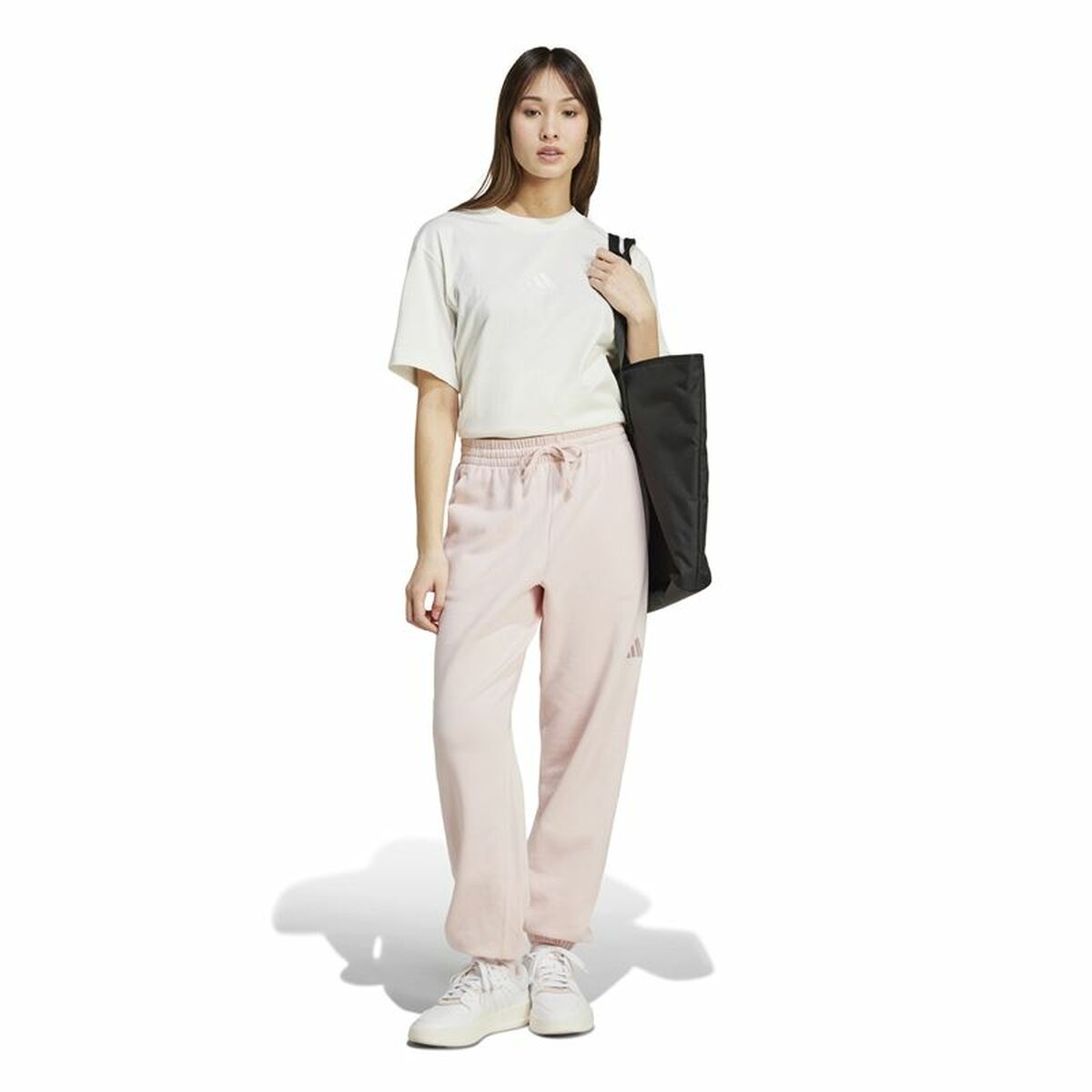 Tricou cu Mânecă Scurtă Femei Adidas All Szn Loose Alb