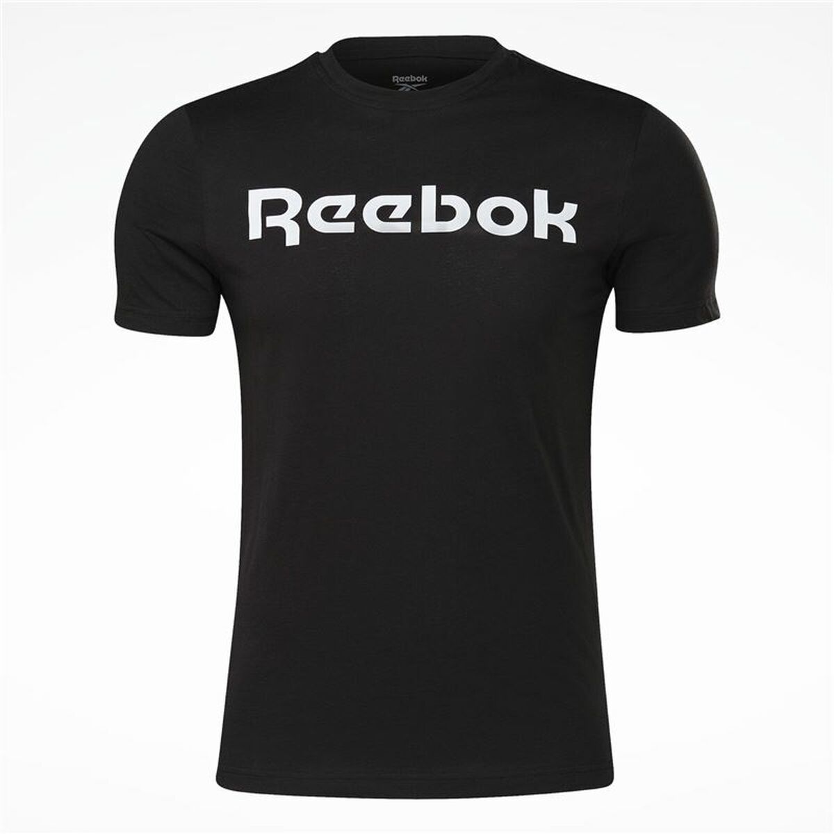 Tricou cu Mânecă Scurtă Bărbați Reebok Graphic Series Linear Logo Negru