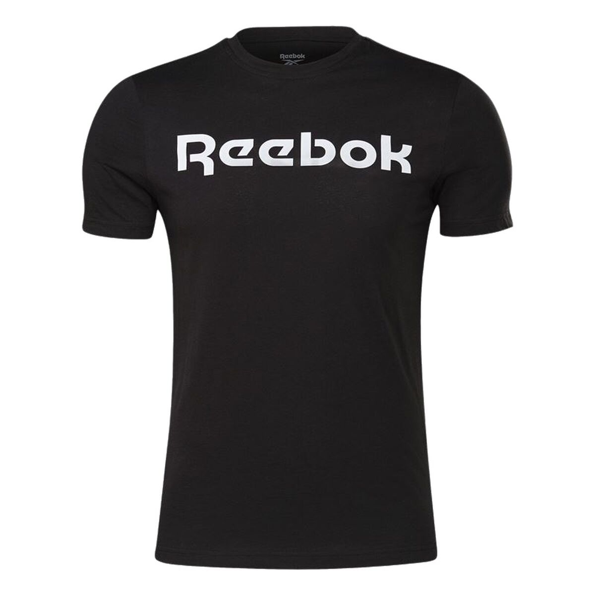 Tricou cu Mânecă Scurtă Bărbați Reebok Graphic Series Linear Logo Negru