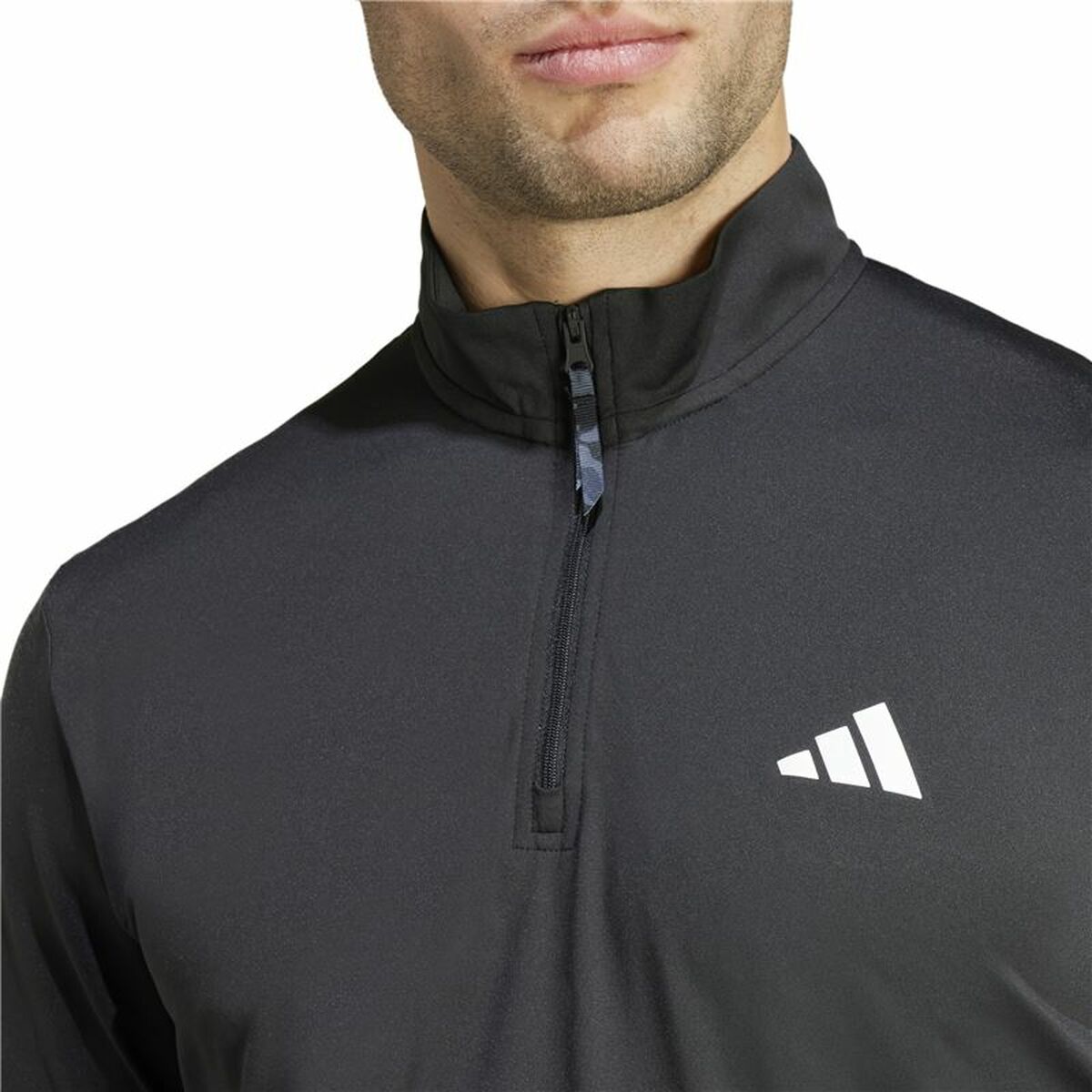 Hanorac fără Glugă Adidas Essentials Negru
