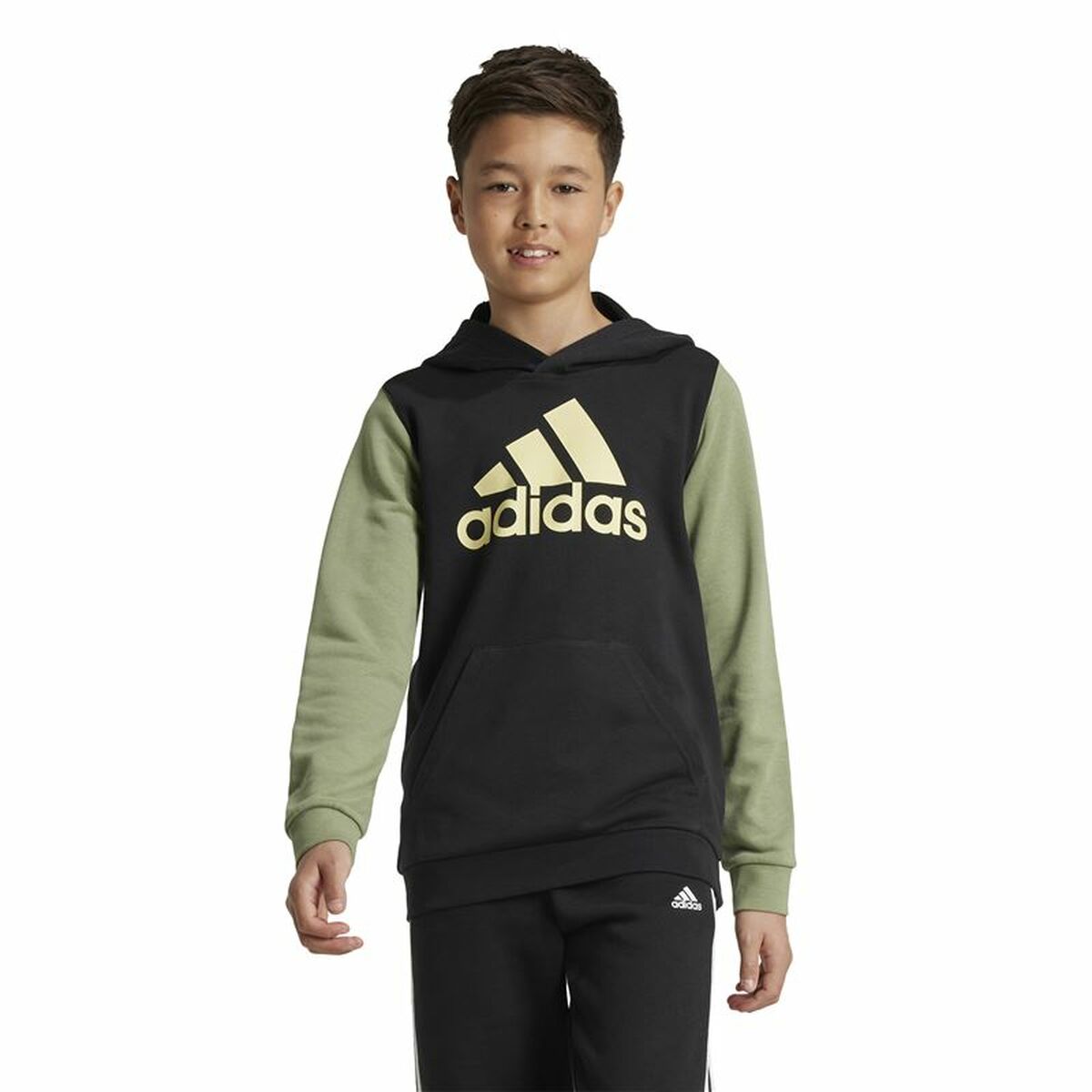 Hanorac cu Glugă Bărbați Adidas Essentials Verde