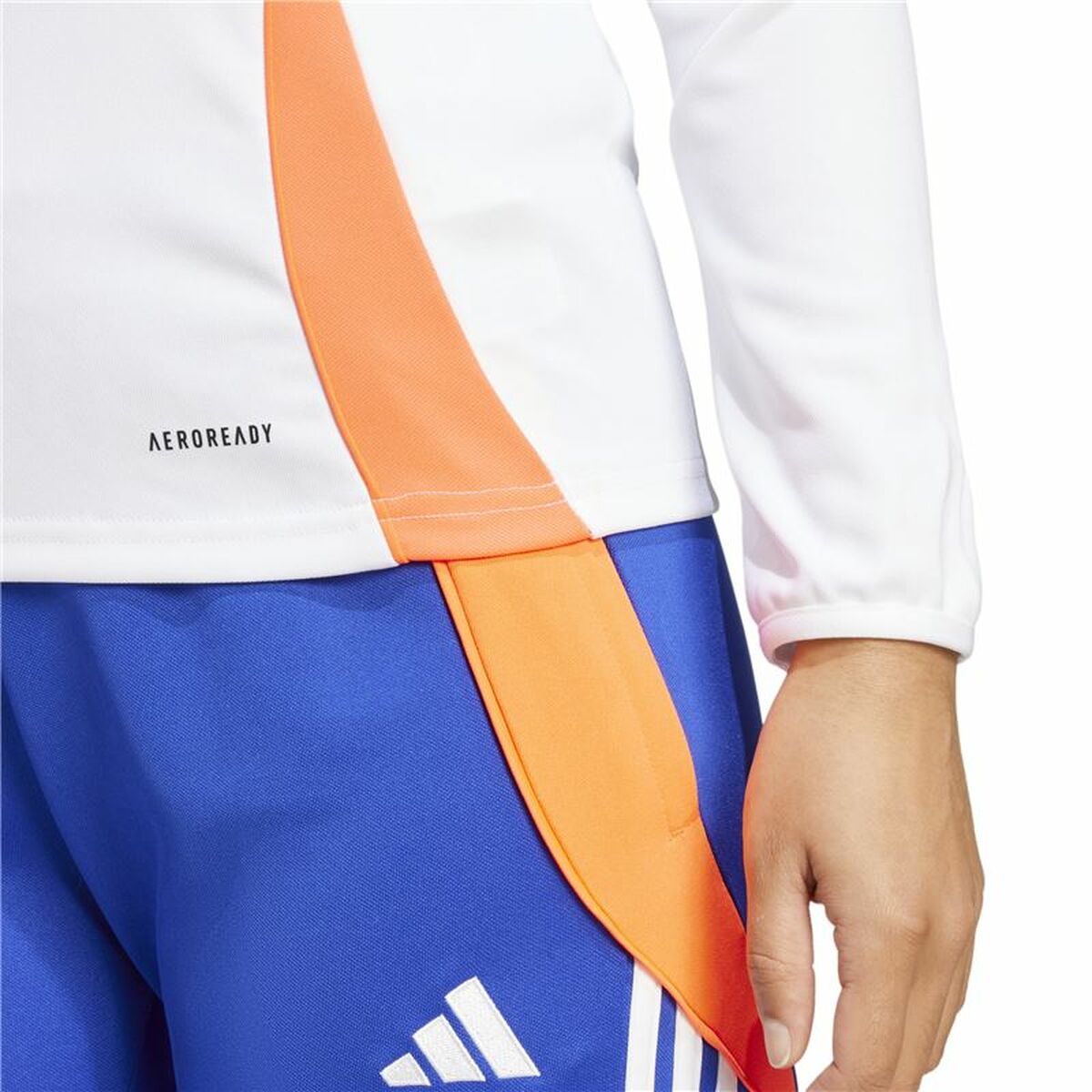 Hanorac fără Glugă Femei Adidas Tiro24 Training Alb
