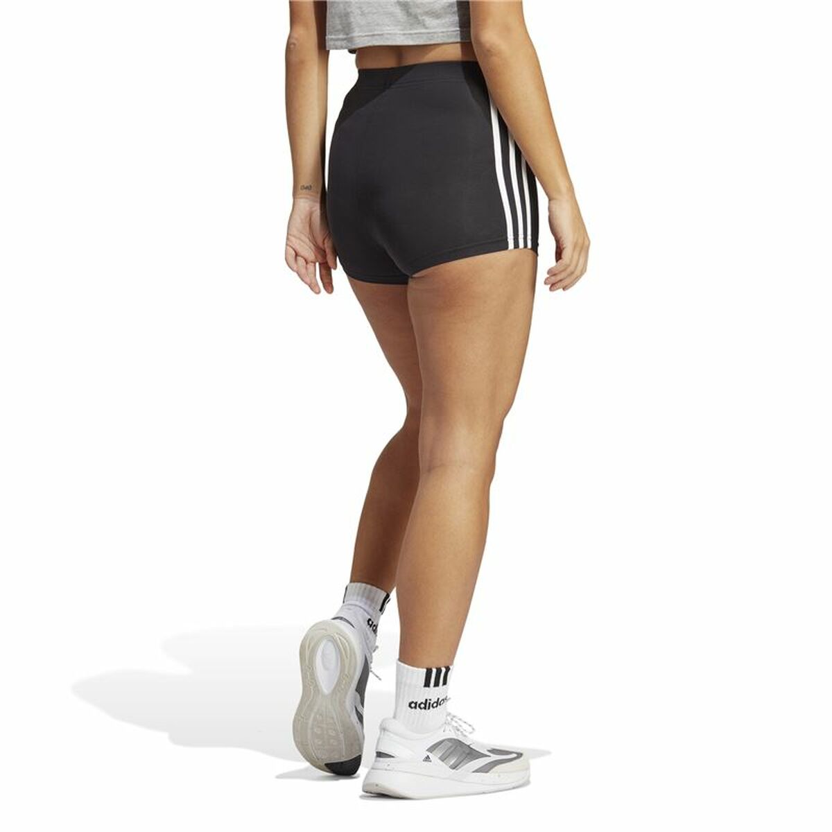 Colanți Sport de Damă Adidas Essentials Single 3S Booty Negru