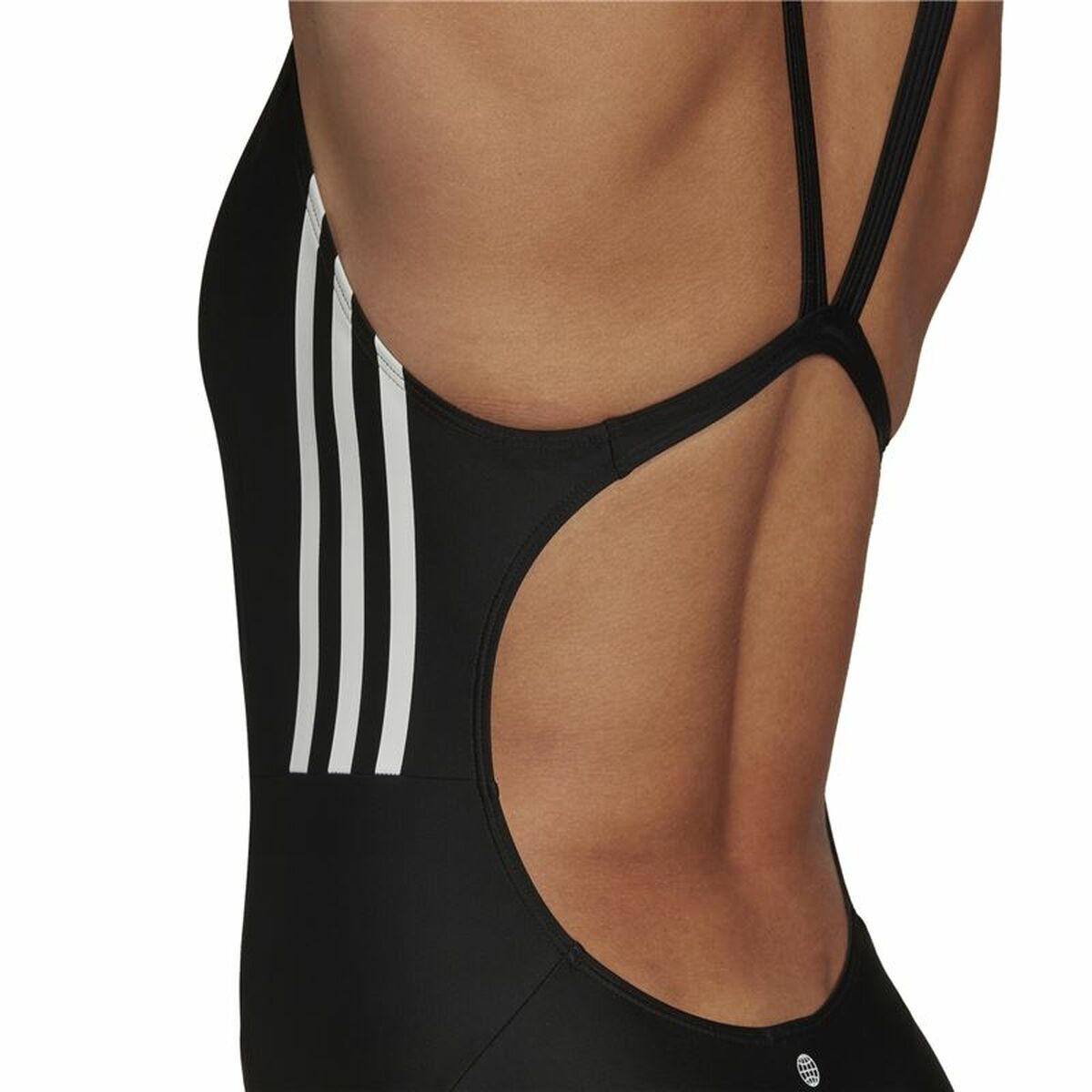 Costum de Baie Femei Adidas 3S Mid Suit Negru