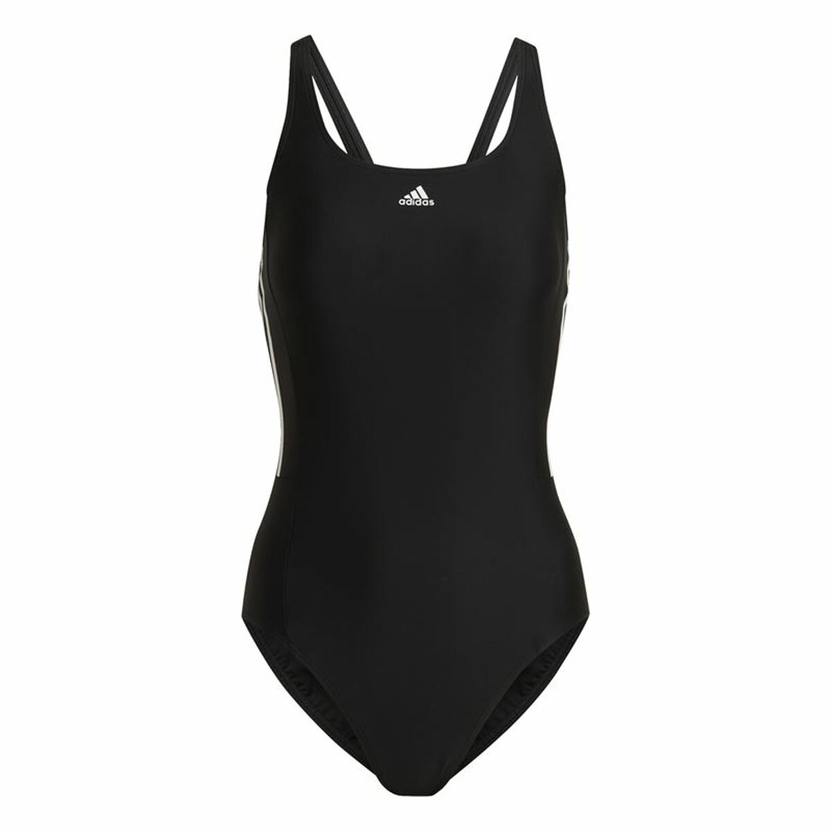 Costum de Baie Femei Adidas 3S Mid Suit Negru