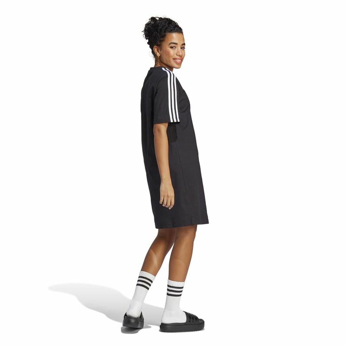 Rochie Adidas 3S Boyfriend Single Negru