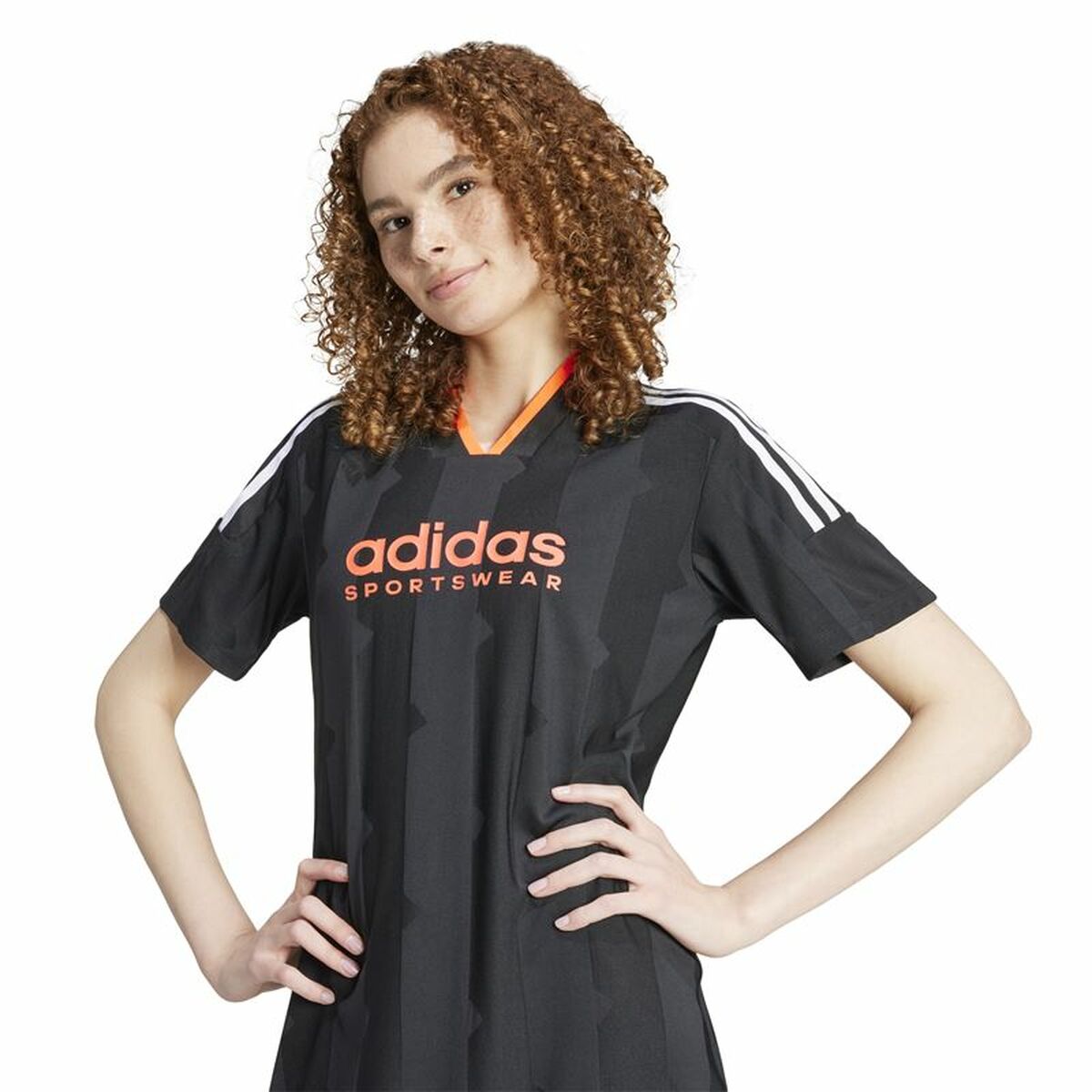 Rochie Adidas Tiro Cut 3 Bandas Jacquard Negru