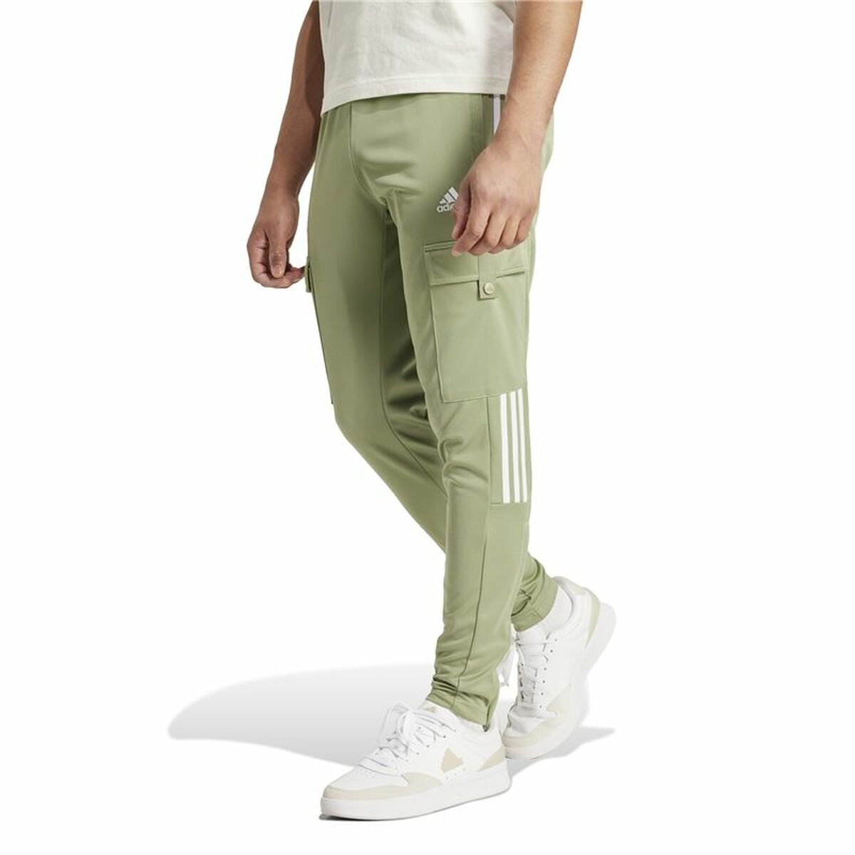 Pantaloni lungi de sport Adidas Tiro Cargo Verde Bărbați