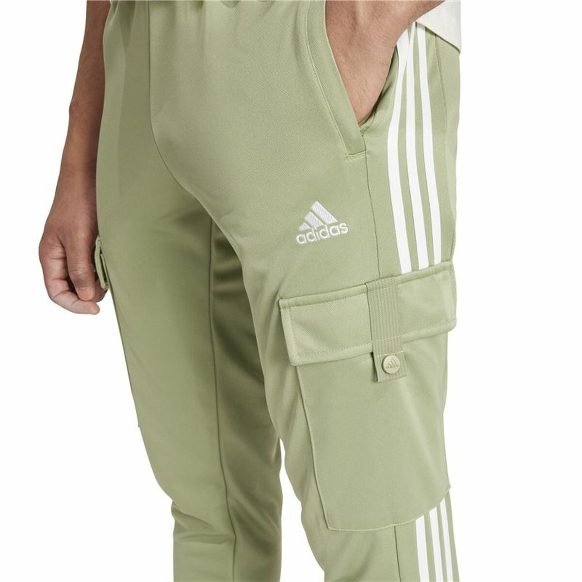 Pantaloni lungi de sport Adidas Tiro Cargo Verde Bărbați